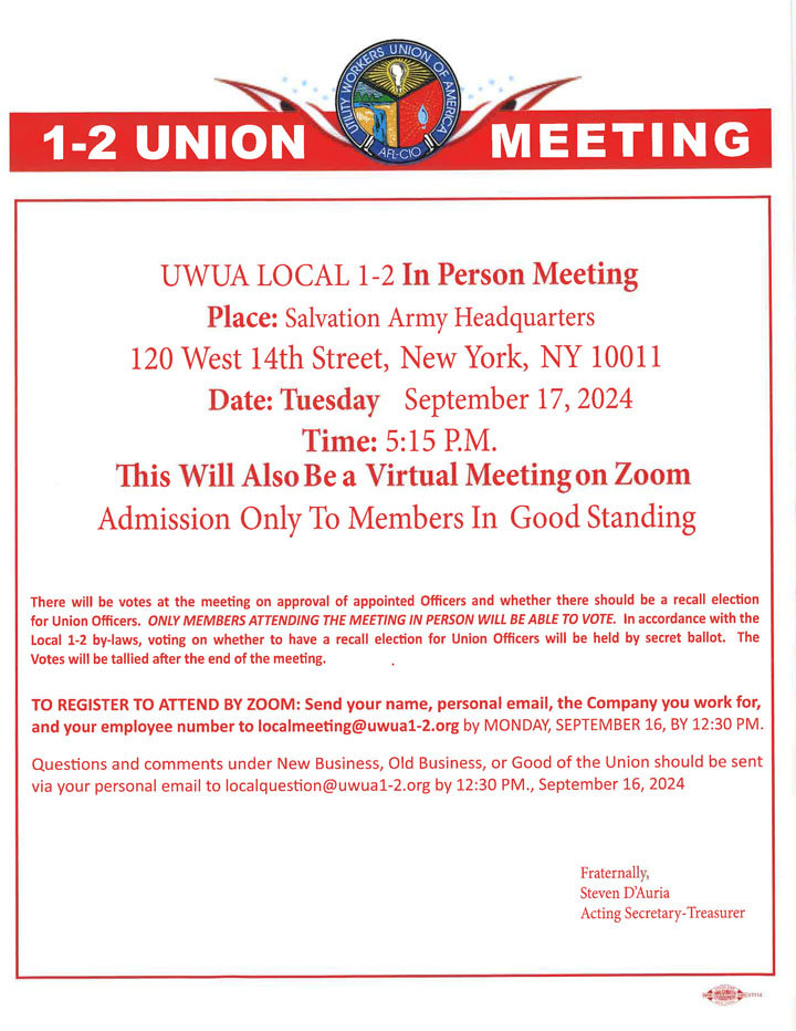 Sept 17, 2024 meeting