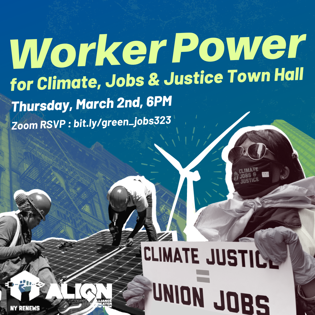Worker Power for Climate, Jobs and Justice Town Hall
